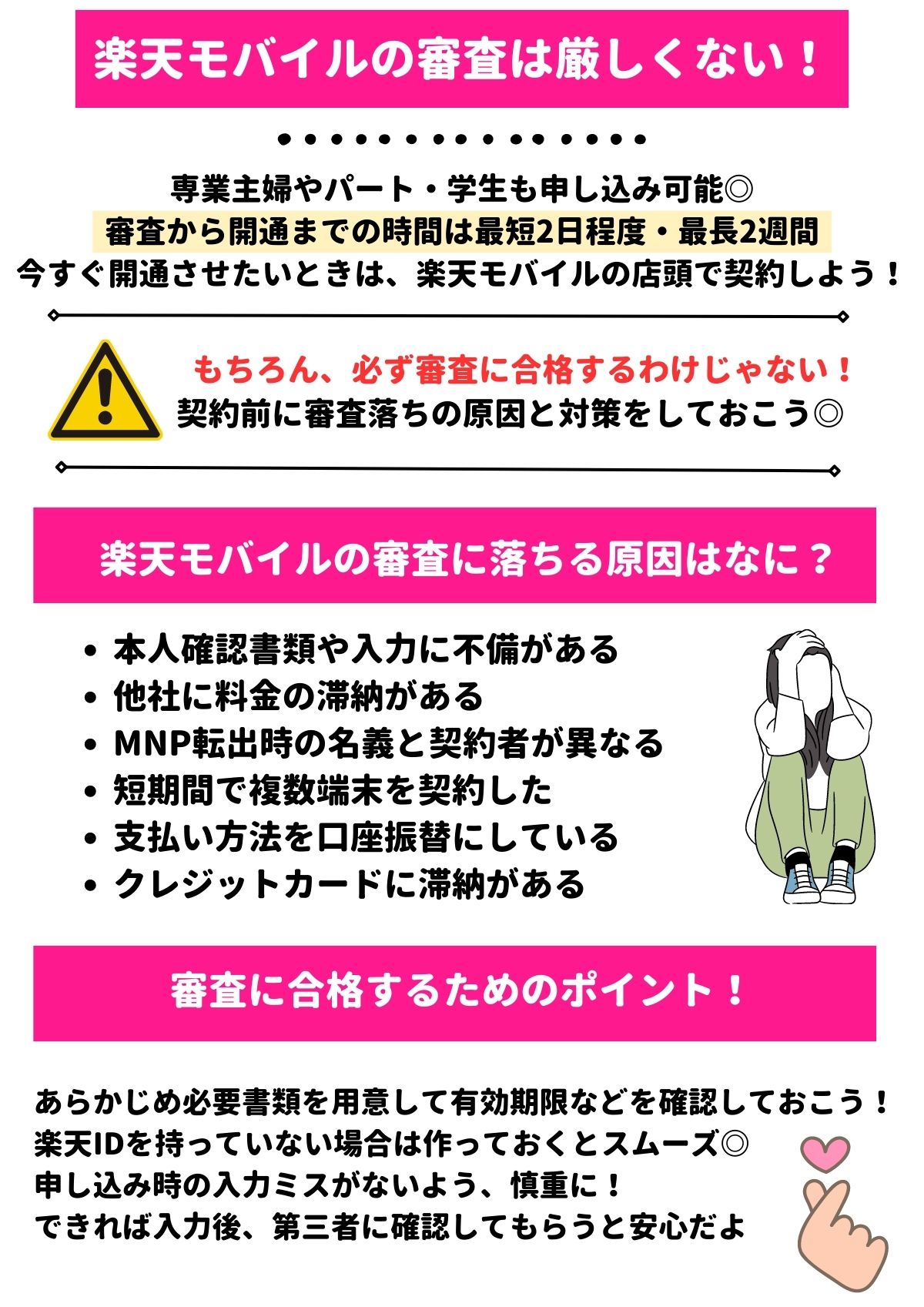 楽天モバイル　審査